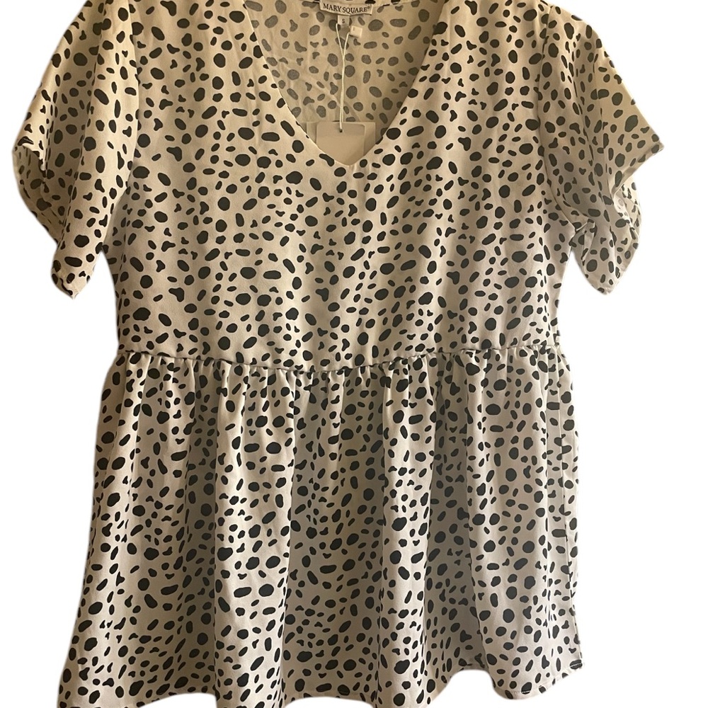 Mary Square Wildly Wonderful Nicole Top SZ S NWT